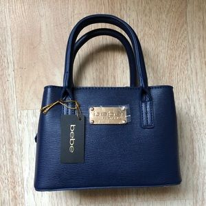 Bebe Mini Handbag Navy Blue